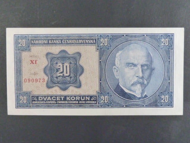 20 Kč 1.10.1926 série Xf