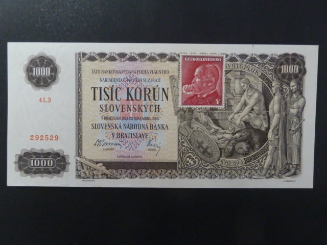 1000 Ks 25.11.1940, kolkovaná série 4L3