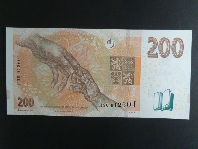 200 Kč 2018 série H 36