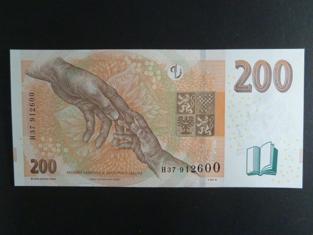 200 Kč 2018 série H 37
