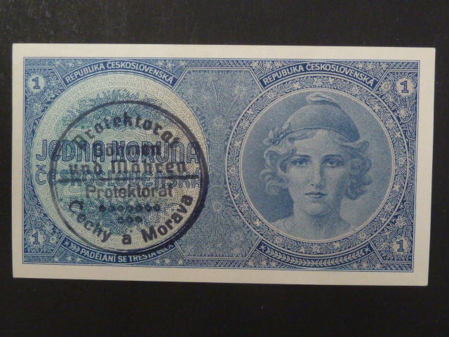 1 K 1938 série A 050, ruční přetisk
