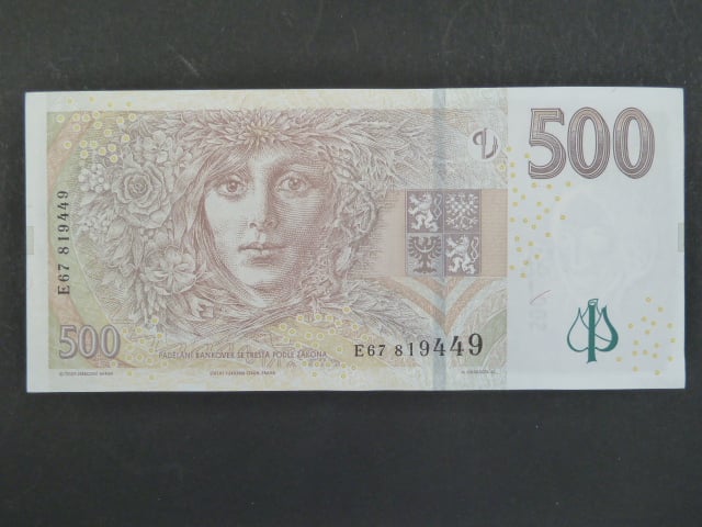 500 Kč 2009 série E 67