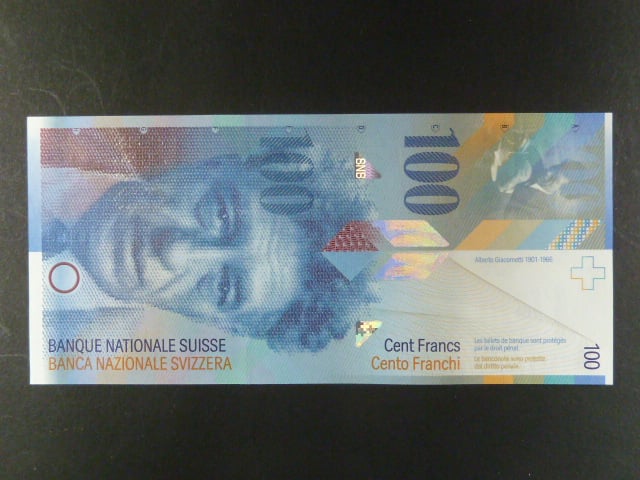 100 Franken 1996, Pi. 72a