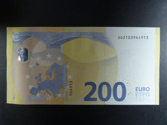 200 Euro 2019 s.SD, Itálie podpis Mario Draghi, S005