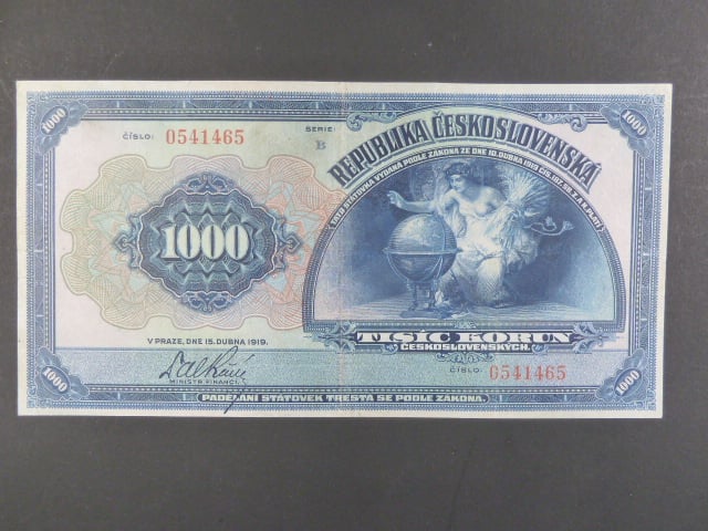 1000 Kč 1919 série B