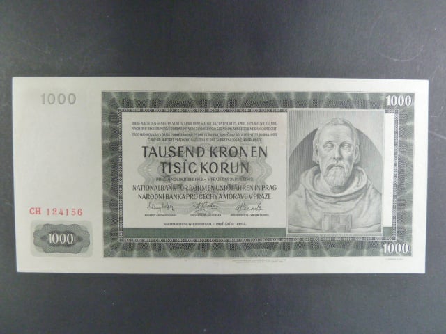 1000 K 8.7.1942 série CH, I. vydání