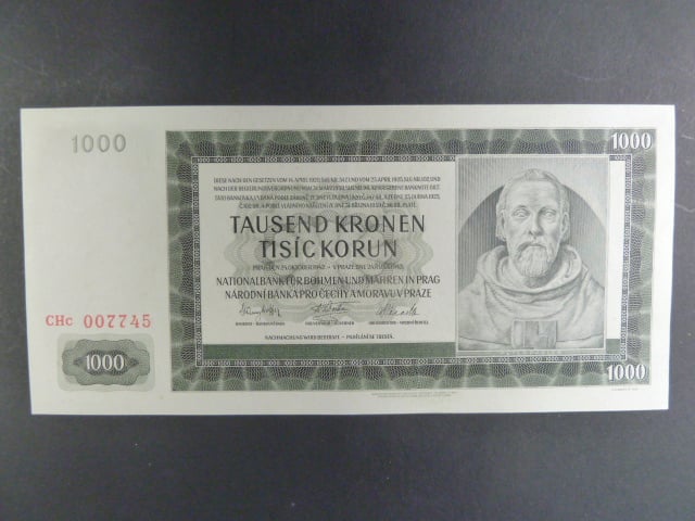 1000 K 24.10.1942, III. vydání série CHc