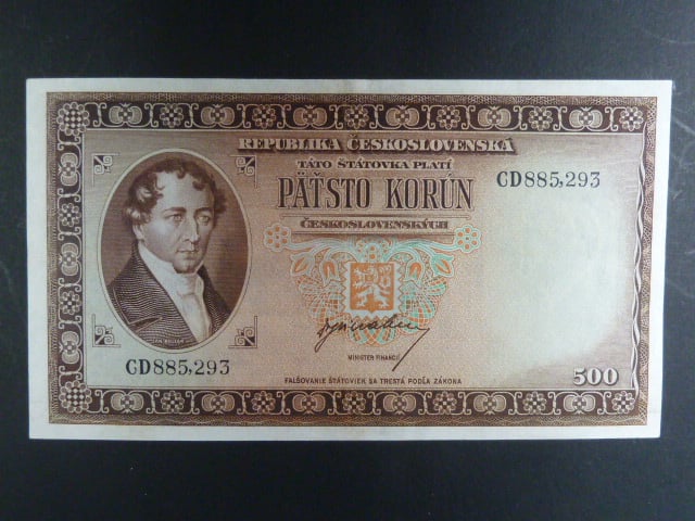 500 Kčs 1945 s.CD