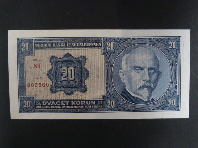 20 Kč 1.10.1926 série Nf
