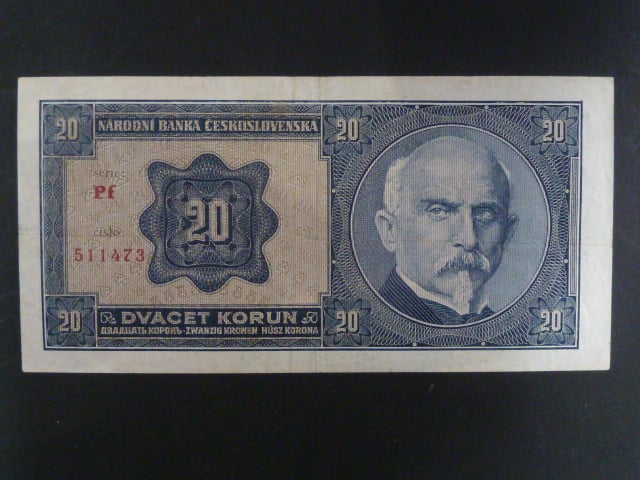 20 Kč 1.10.1926 série Pf