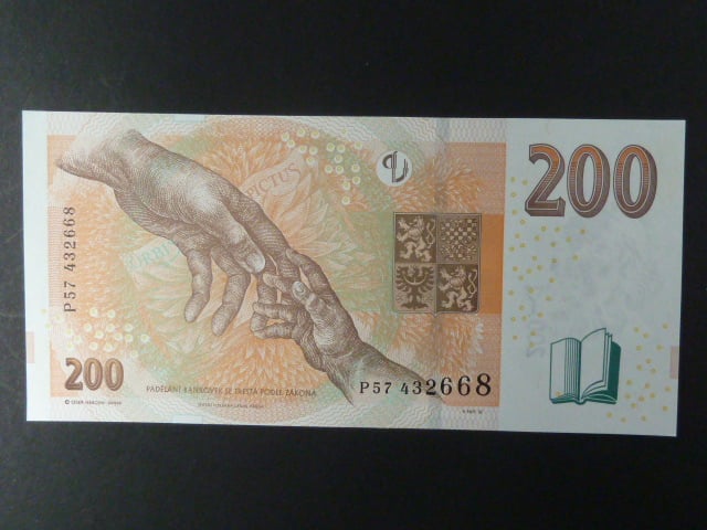 200 Kč 2018 série P 57