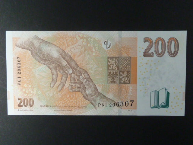 200 Kč 2018 série P 61