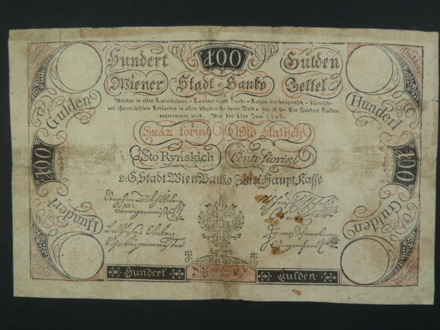 100 Gulden 1.6.1806