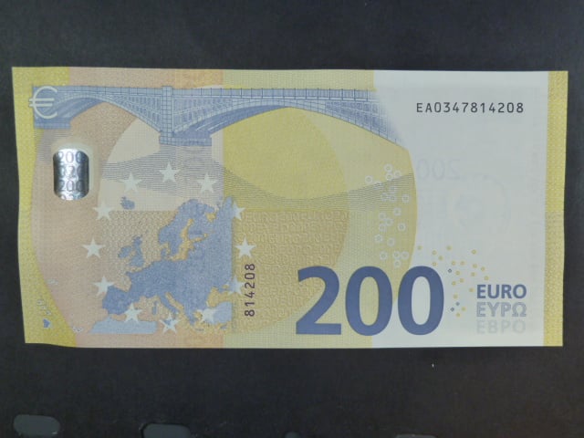 200 Euro 2019 s. EA, Slovensko podpis Lagarde, E001