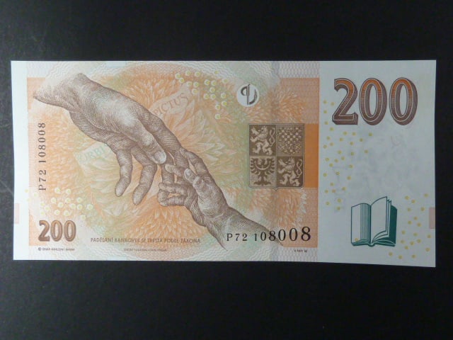 200 Kč 2018 série P 72 poslední série