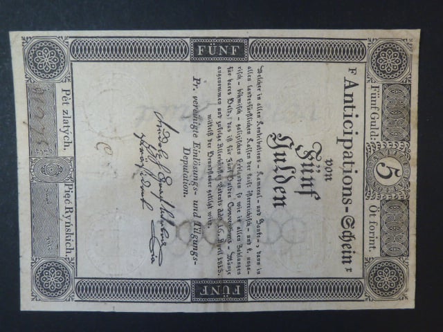 5 Gulden 16.4.1813 série Fr