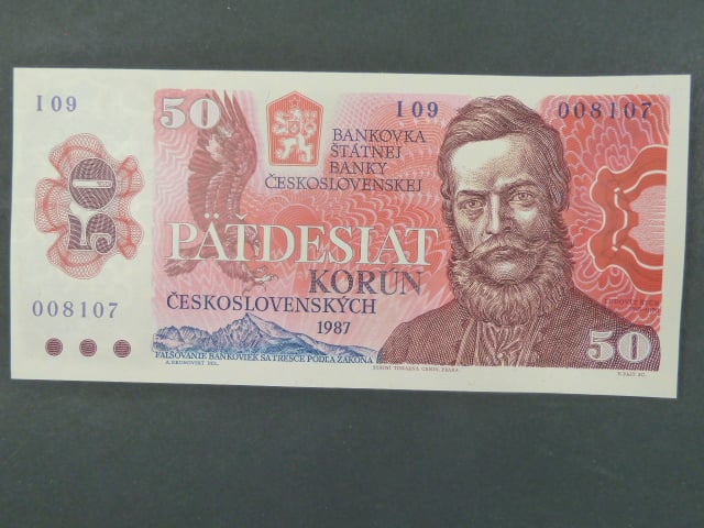 50 Kčs 1987 série I 09