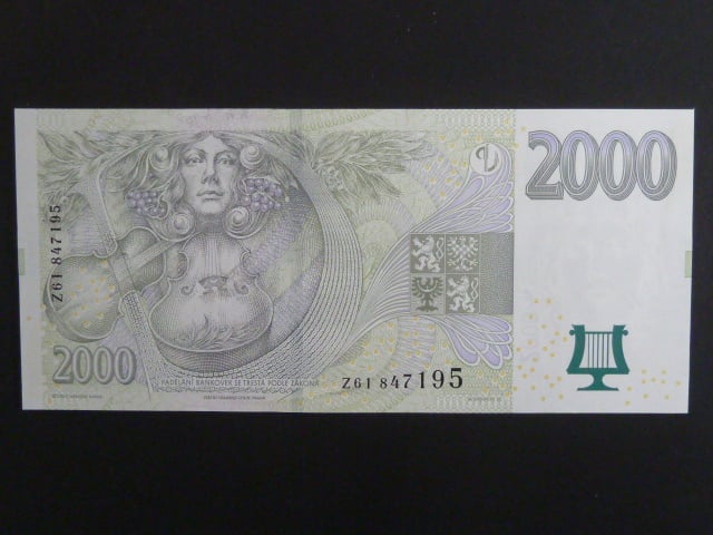 2000 Kč 2007 série Z 61