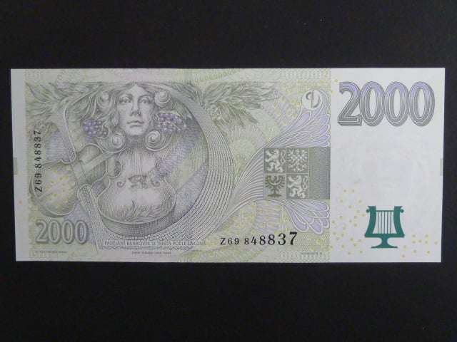 2000 Kč 2007 série Z 69