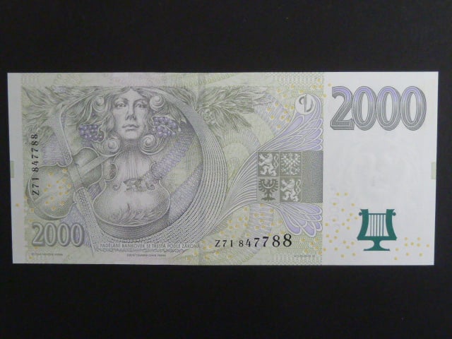 2000 Kč 2007 série Z 71