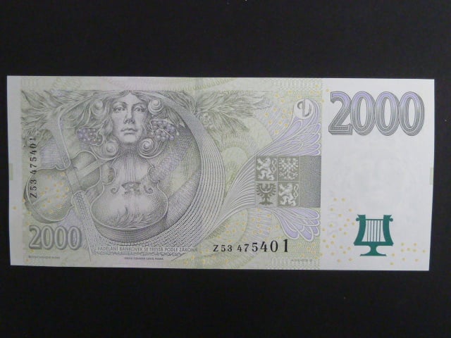 2000 Kč 2007 série Z 53