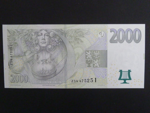 2000 Kč 2007 série Z 54