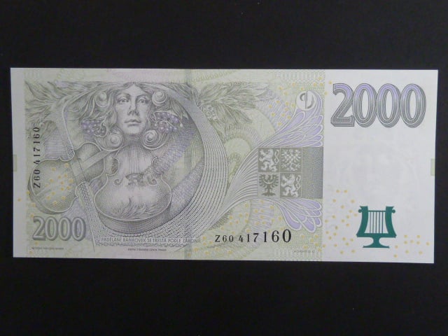 2000 Kč 2007 série Z 60