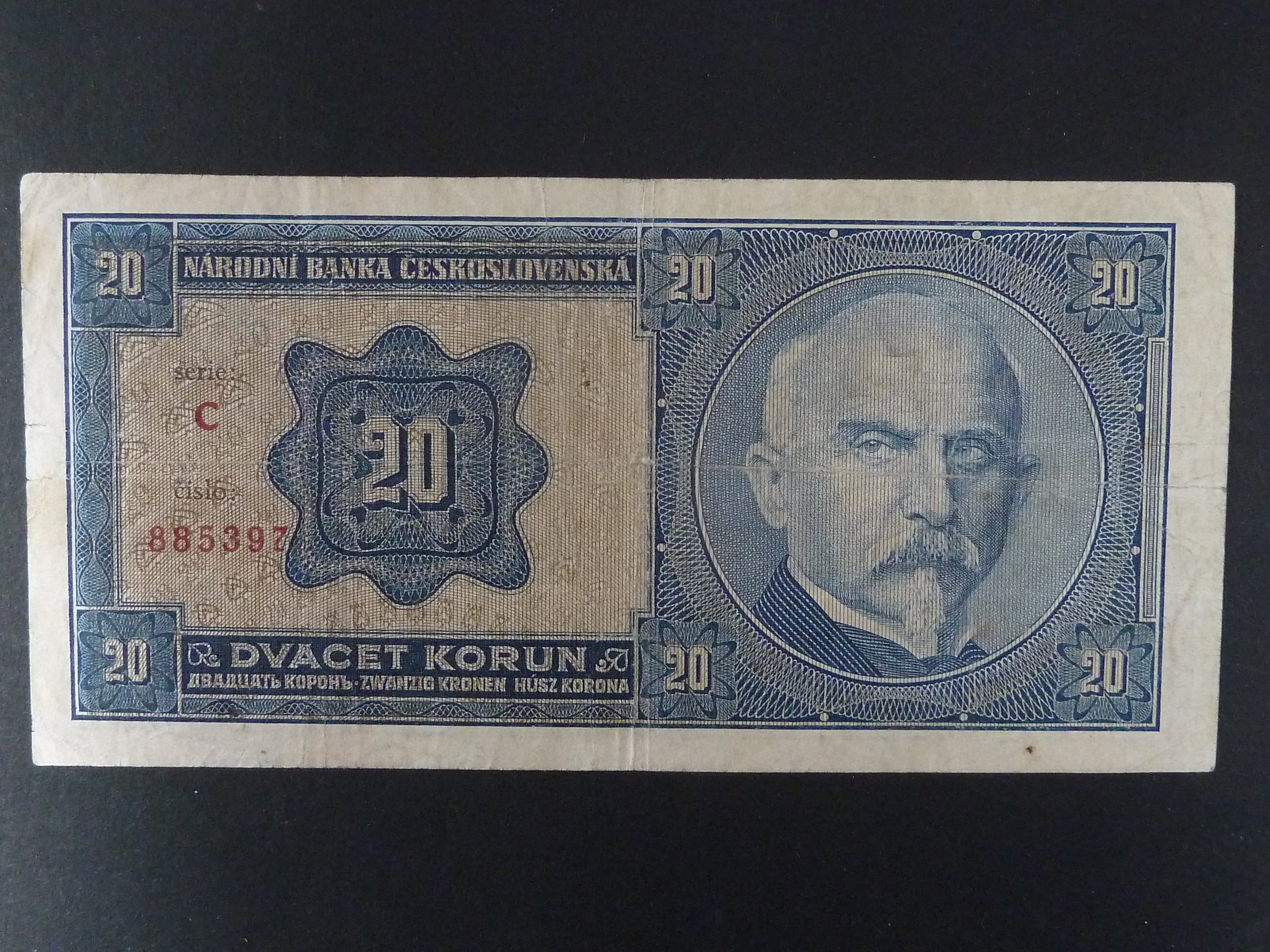 20 Kč 1926 serie C