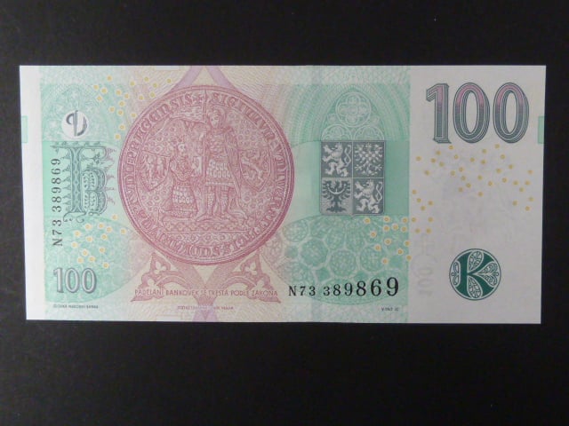 100 Kč 2018 série N 73