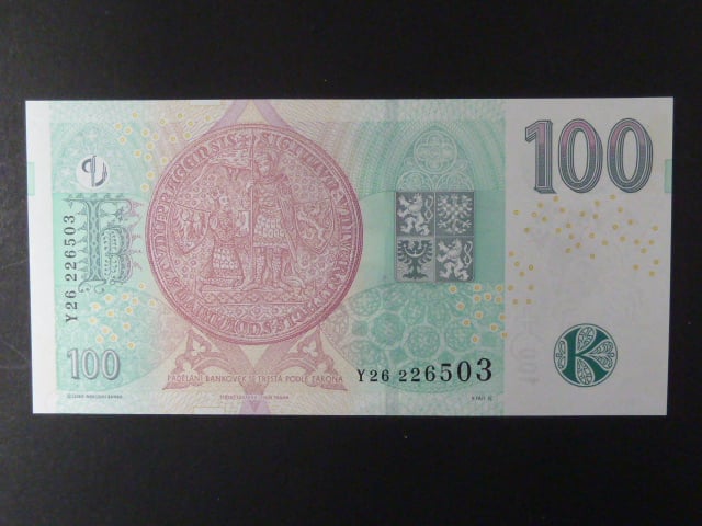 100 Kč 2018 s. Y 26