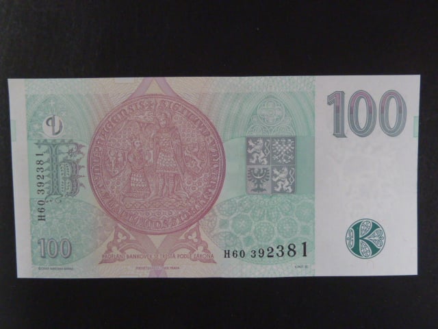 100 Kč 1997 série H 60