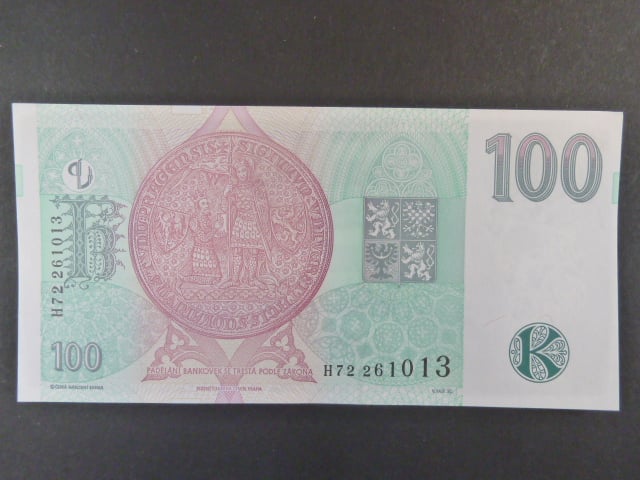 100 Kč 1997 série H 72