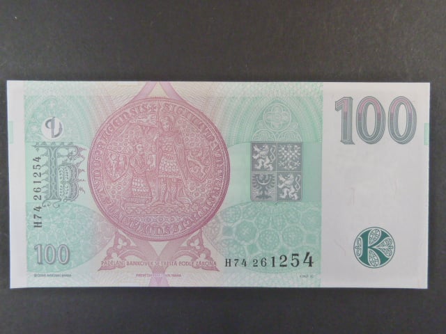 100 Kč 1997 série H 74