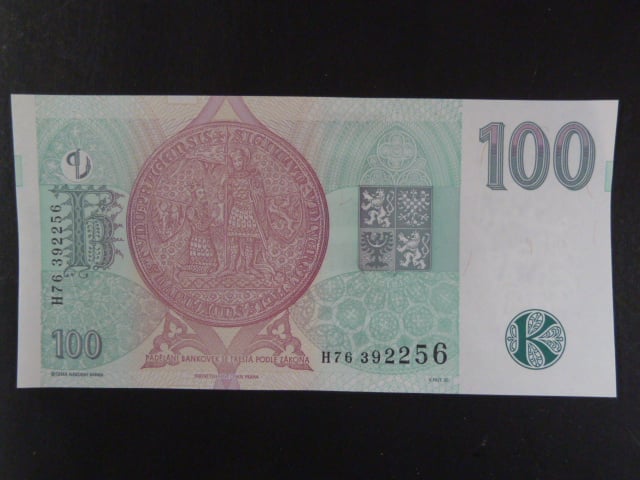 100 Kč 1997 série H 76