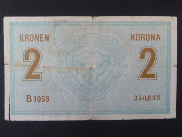 2 K 1914 série B 1053, natrž.