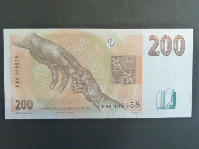 200 Kč 1998 série F 69