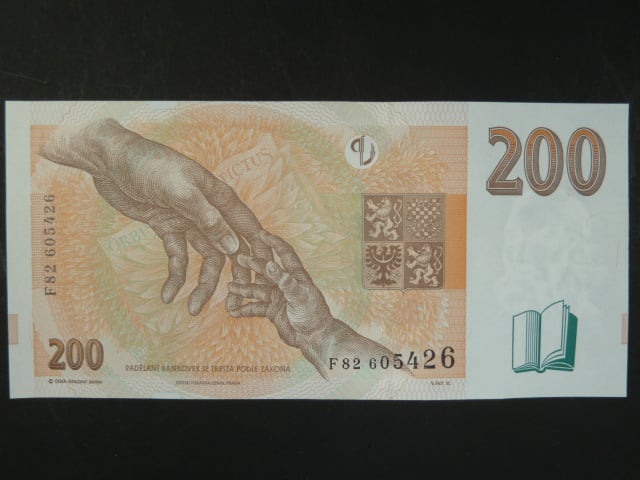 200 Kč 1998 série F 82