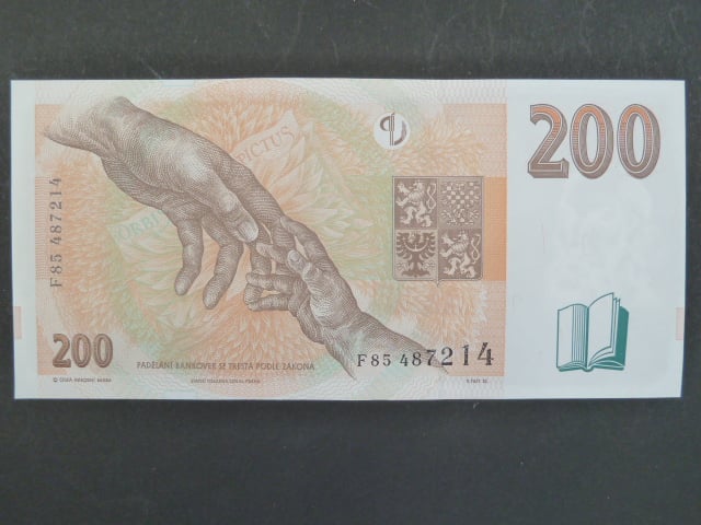 200 Kč 1998 série F 85