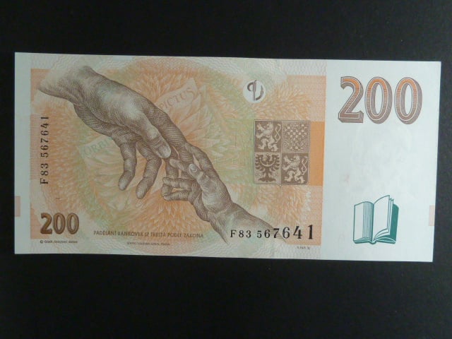 200 Kč 1998 série F 83