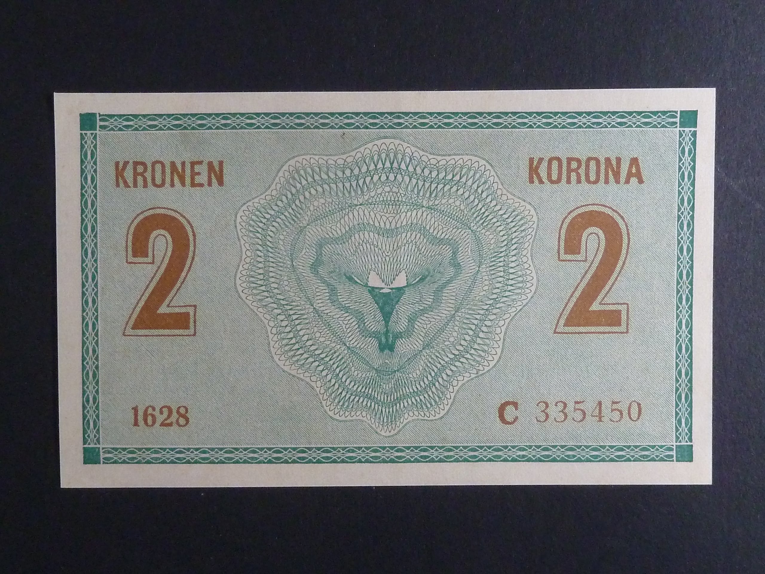 2 K 5.8.1914 série C 1628 - tlusté "C"