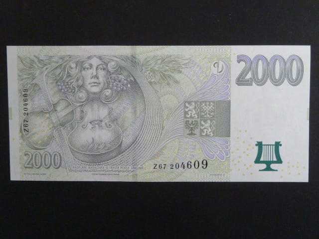 2000 Kč 2007 série Z 66