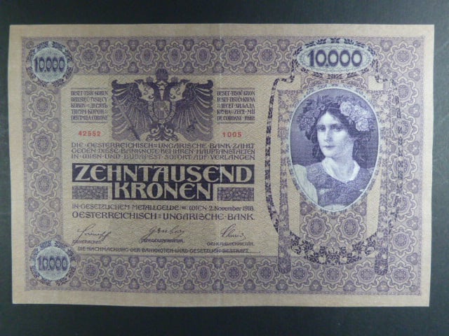 10 000 K 2.11.1918 série 1005