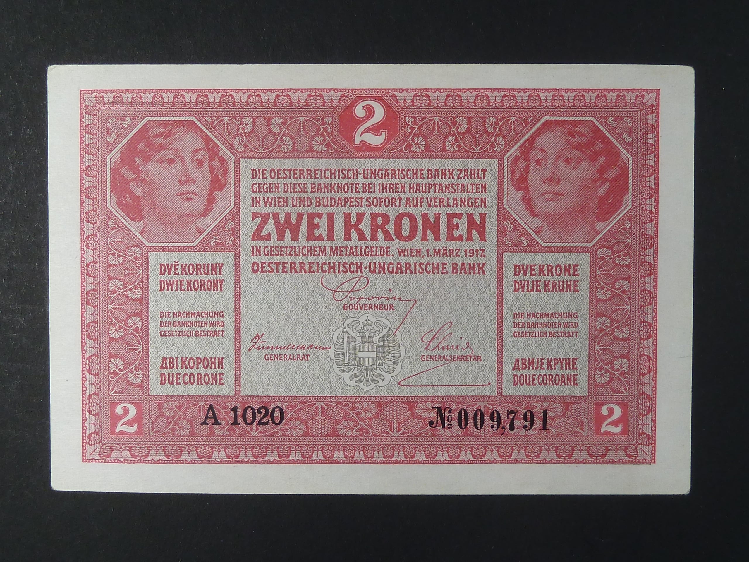2 K 1.3.1917 série A 1020