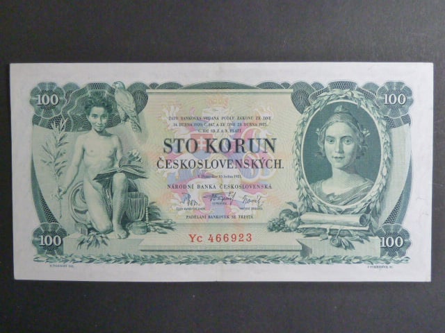 100 Kč 10.1.1931 serie Yc, III.vydání