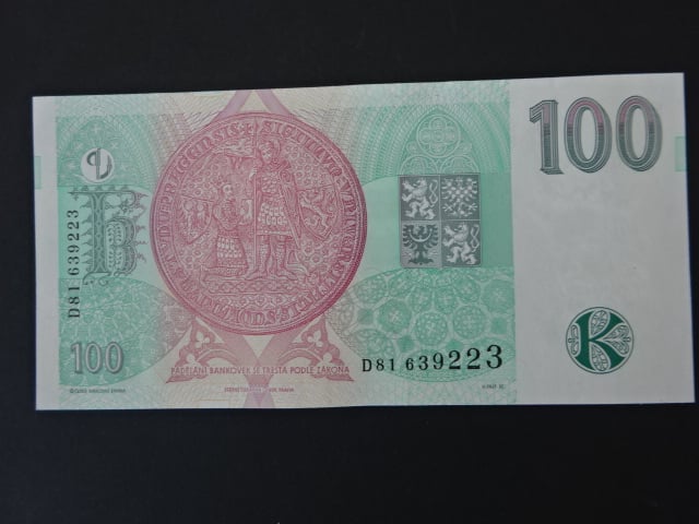 100 Kč 1997 série D 81