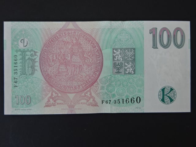 100 Kč 1997 série F 67