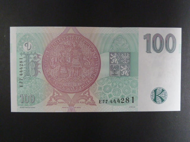 100 Kč 1997 s. E 77