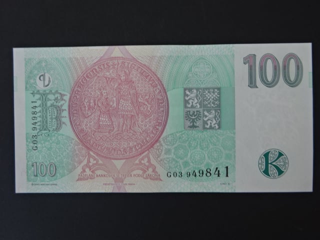 100 Kč 1997 s. G 03