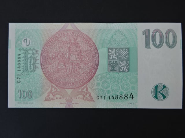 100 Kč 1997 série G 71