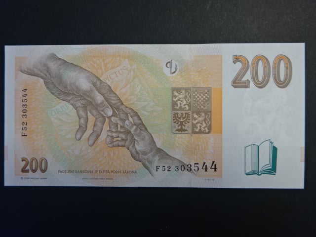 200 Kč 1998 série F 52
